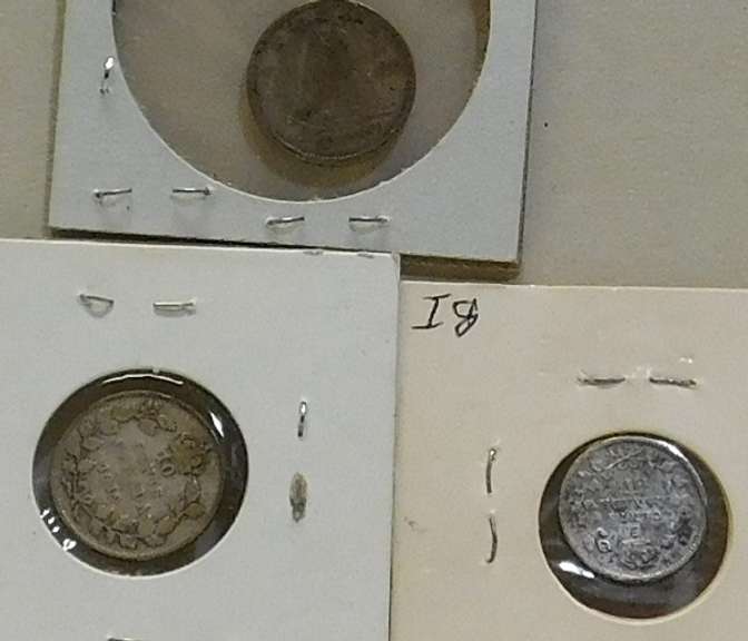 Canada: 12 ea Sil (925 & 800) Dimes & Hf Dime