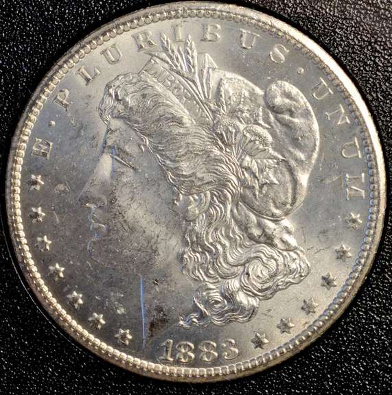 1883-CC GSA Hoard Brilliant Uncirculated. NGC