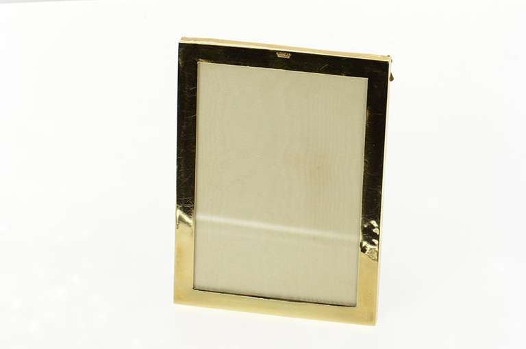 14K Yellow Gold Retro Cartier Photo Classic Picture Frame