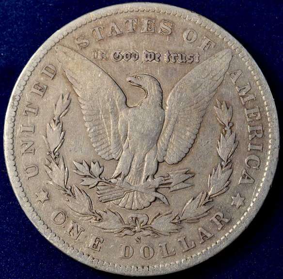 1904-S Morgan Silver Dollar, Circulated.