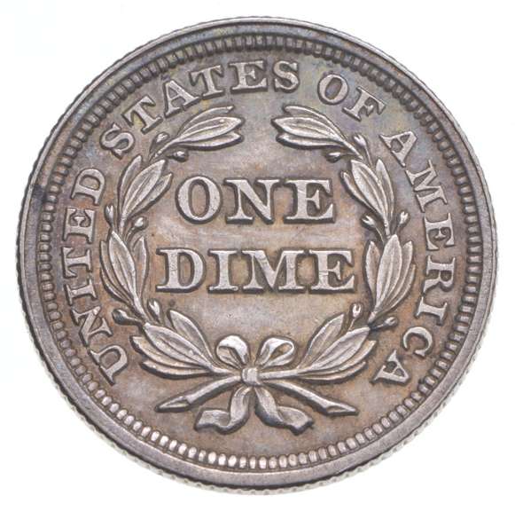 1853 Seated Liberty Dime - Arrows