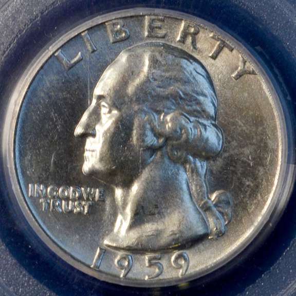 1959-D Washington Quarter PCGS MS66.