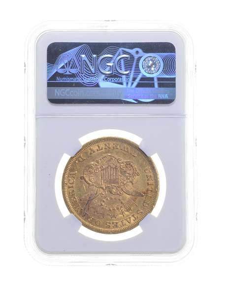 AU55 1853 $20 Liberty Head Gold Double Eagle - Graded NGC