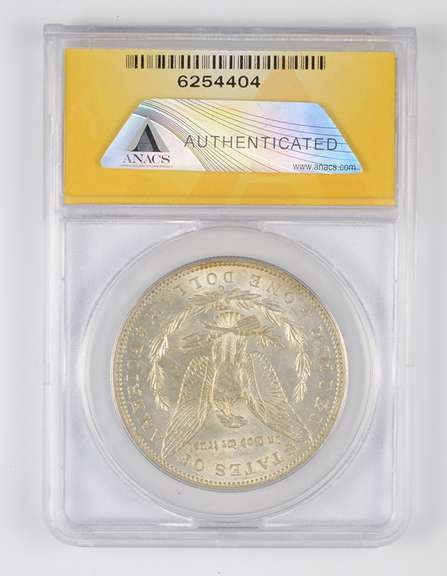 AU55 1893-O Morgan Silver Dollar - Graded ANACS