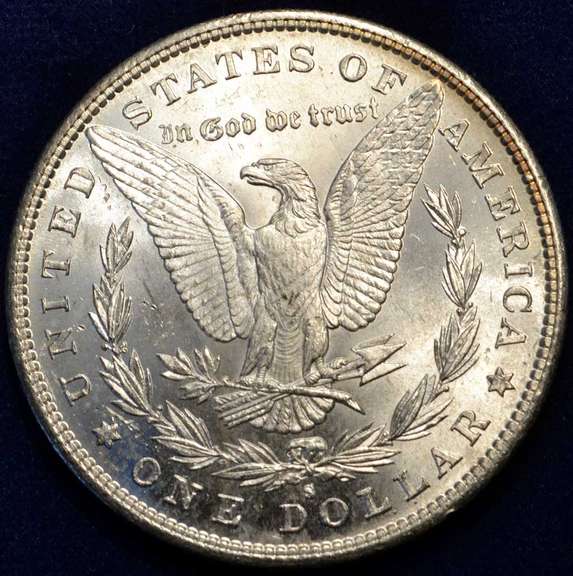 1881-S Morgan Silver Dollar, BU.