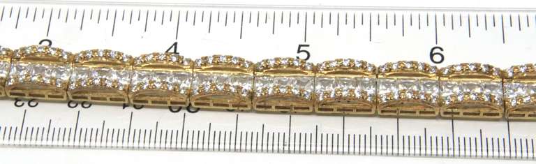 Sterling Silver Cubic Zirconia Bracelet