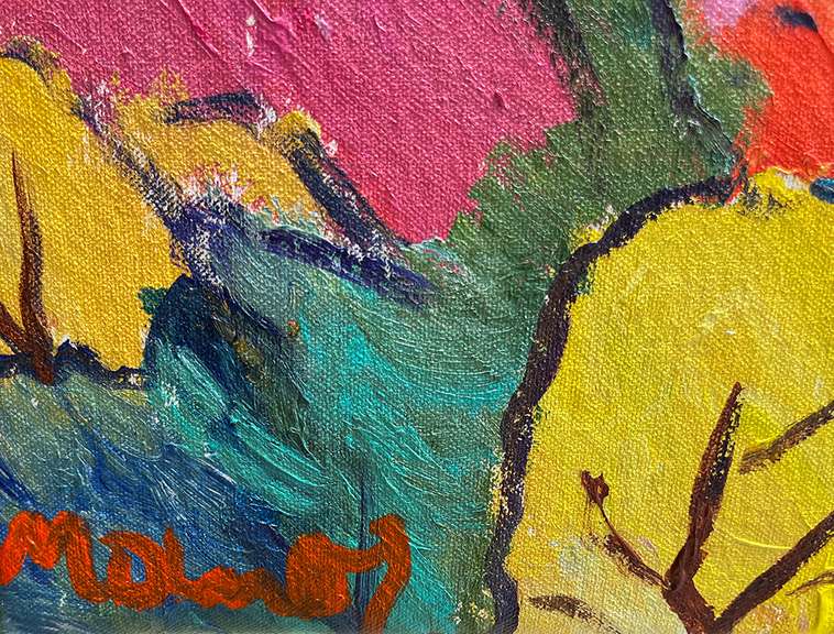 Bright and Colorful Original by Manor Shadian