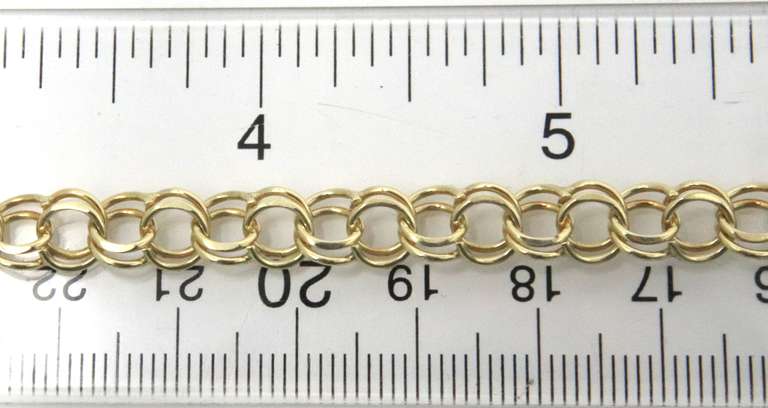 Charming Yellow Gold Charm Bracelet