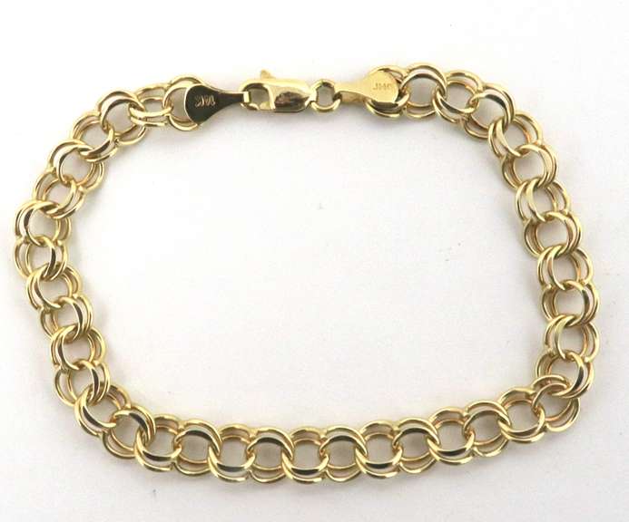 Charming Yellow Gold Charm Bracelet