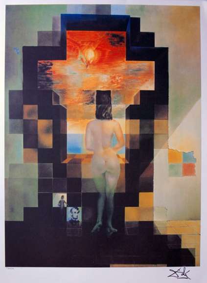 Salvador Dali, 'Lincoln Dalivision' Lithograph