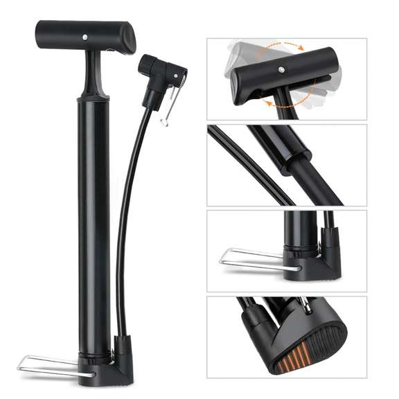 160 PSI Portable Mini Bike Pump 12 inch