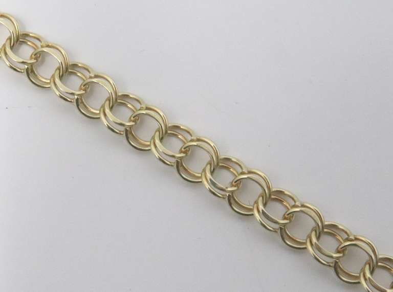 Charming Yellow Gold Charm Bracelet