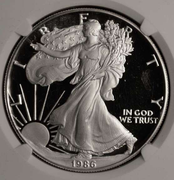 1986-S American Silver Eagle NGC PF69 Ultra Cameo