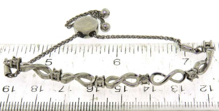 925 Sterling Silver Cubic Zirconia Bracelet