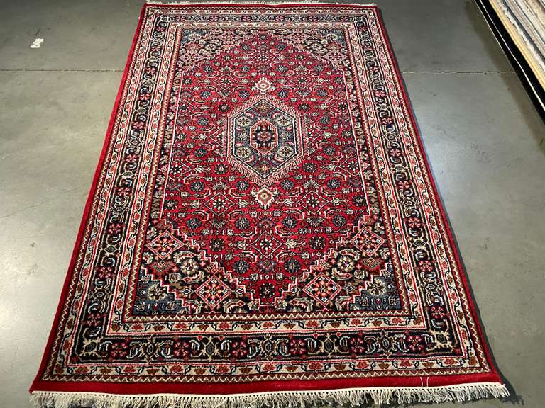 CLASSIC PERSIAN BIDJAR DESIGN RUNNER 4.1x6.4