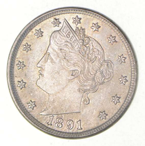 1891 Liberty V Nickel