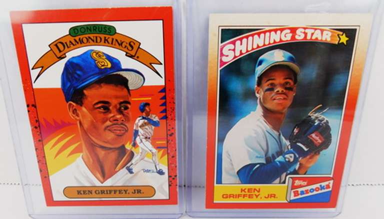 2 Ken Griffey, Jr. Baseball Cards