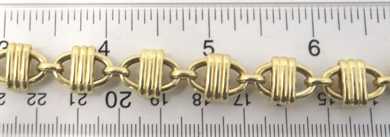 Incredible 18kt Fancy Link Bracelet