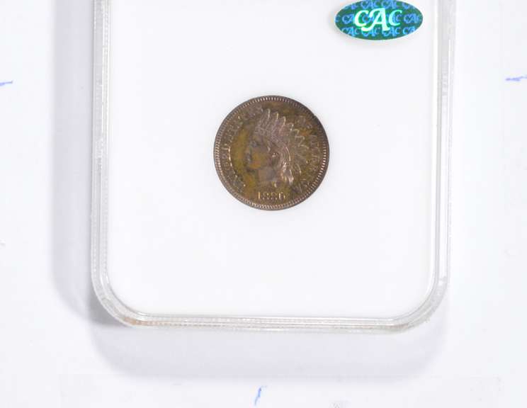 PF65 BN 1880 Indian Head Cent - CAC - Graded NGC