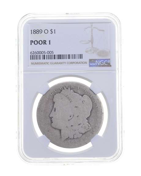 POOR 1 1889-O Morgan Silver Dollar - Graded NGC