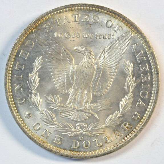 Exceptional near Gem BU 1885-O Morgan Silver Dollar
