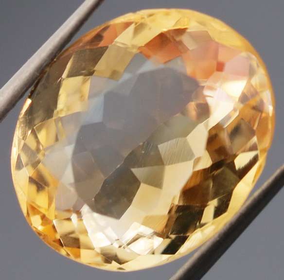 Amazing 10.45ct golden orange unheated Citrine