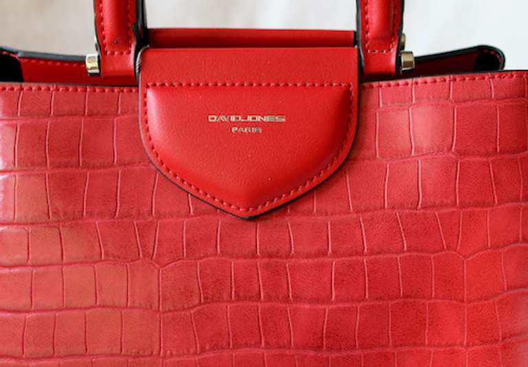 Sexy Red Color Hand Bag by David Jones-Paris