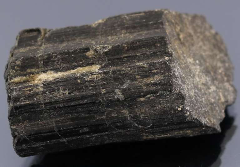 Huge! 128.85ct all natural uncut black Tourmaline