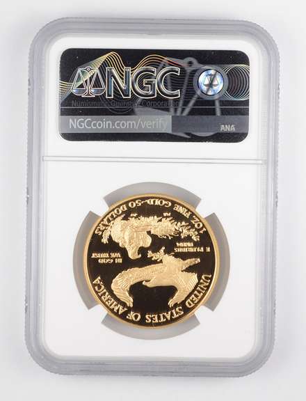 PF70UCAM 2007-W $50 American Gold Eagle - 1 Oz Fine Gold - NGC