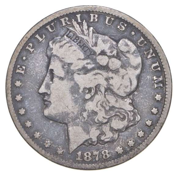 1878-CC Morgan Silver Dollar