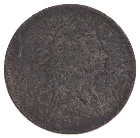 1797 Draped Bust Large Cent - NO STEMS