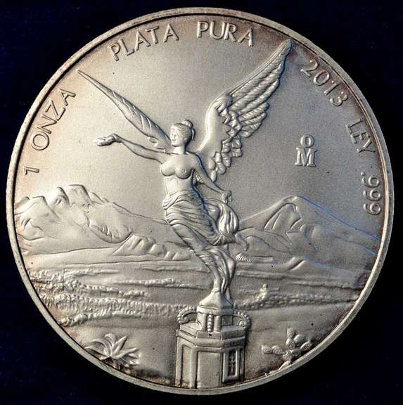 2013 Mexican Libertad, 1oz .999 Silver.