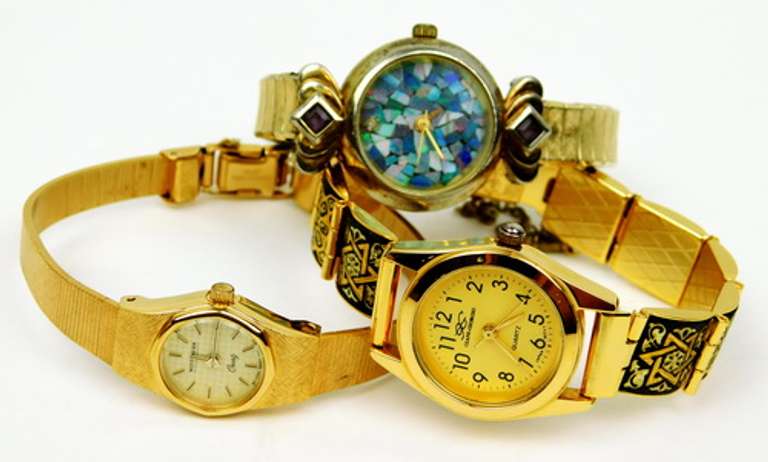 3 Ladies Wrist Watches