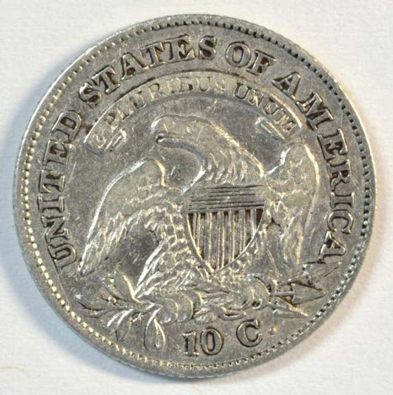 Upper end 1831 Capped Bust Dime. XF Details