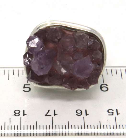 Amethyst Sterling Silver Signed Ring