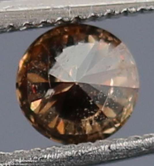 Glittering .21ct untreated rich chocolate Diamond