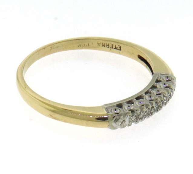 Dazzling Yellow Gold Diamond Band