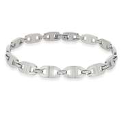 Stainless Steel Designer Inspired Men's Link Bracelet