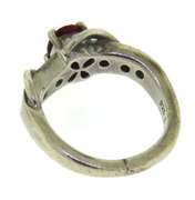 Lot of 2 Sterling Silver Cubic Zirconia Rings