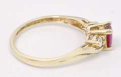 Vintage Ruby Ring in Yellow Gold