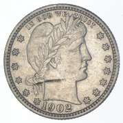 1902-O Barber Quarter