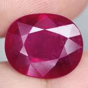 Glistening violet red 10.35ct Ruby