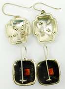 2 Pairs of Sterling Silver Pierced Earrings