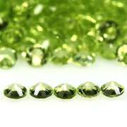 Real 5.11ct untreated apple green Peridot set