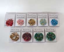 Bead Soup with Small Glass Seed Beads, Lumps and Chunks, Lot of 9 Packages
