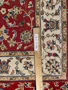 FINE SILK & WOOL KASHAN RUNNER 2.7x13.2