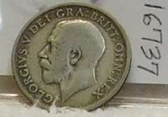 Great Brit: 1920 Sil. (500)  Shilling  George V