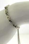 925 Sterling Silver Cubic Zirconia Bracelet