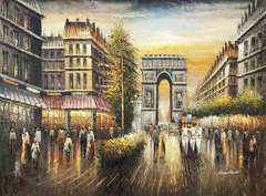 ONE OF A KIND BEAUTIFUL PAINTING ON CANVAS