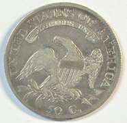 Very Scarce 1811 Capped Bust Half Dollar. Nice key date